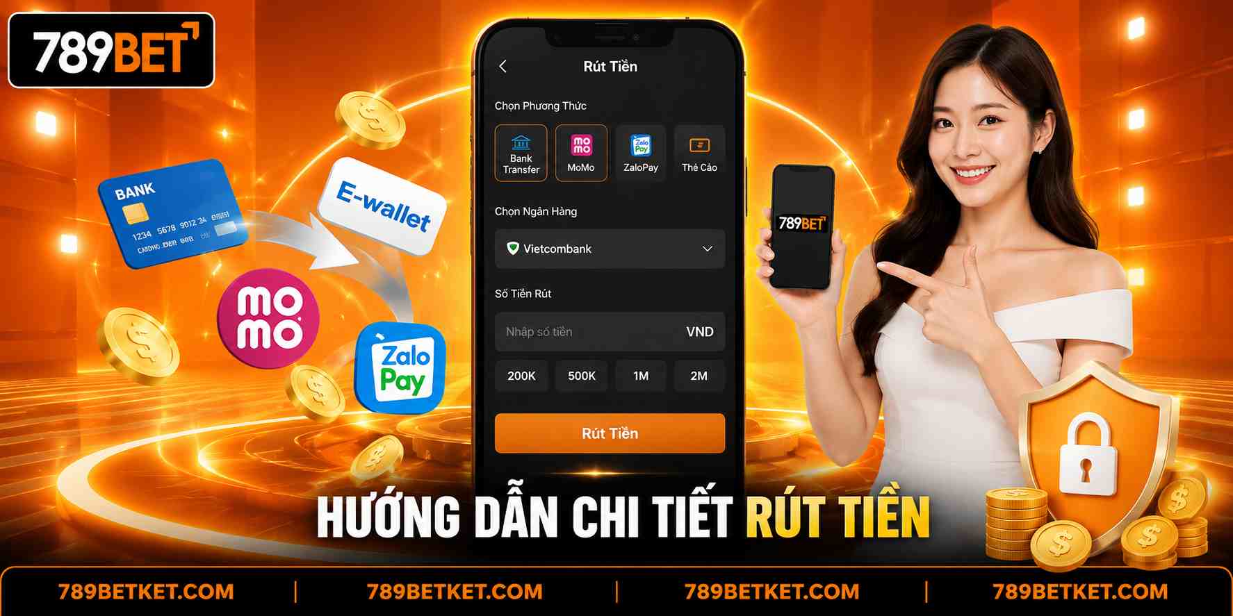 Rút tiền 789BET 2 Hướng dẫn chi tiết rút tiền 789BET